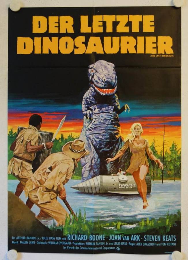Der letzte Dinosaurier originales deutsche Filmplakat